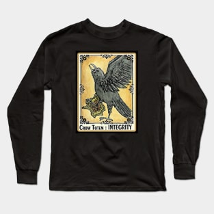 INTEGRITY Crow Totem Spirit Guide Long Sleeve T-Shirt